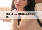 跨境tiktok（跨境tiktok网络环境）