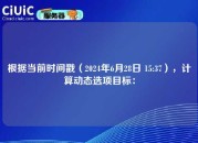 根据当前时间戳（2024年6月28日 15:37），计算动态选项目标：