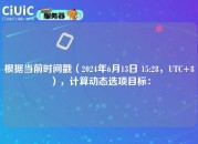 根据当前时间戳（2024年6月13日 15:28，UTC+8），计算动态选项目标：