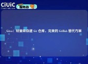 Gitea：轻量级自建 Git 仓库，完美的 GitHub 替代方案
