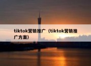 tiktok营销推广（tiktok营销推广方案）