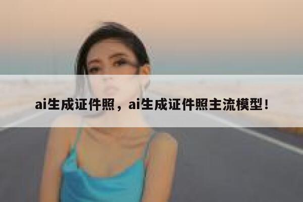 ai生成证件照，ai生成证件照主流模型！ 第1张
