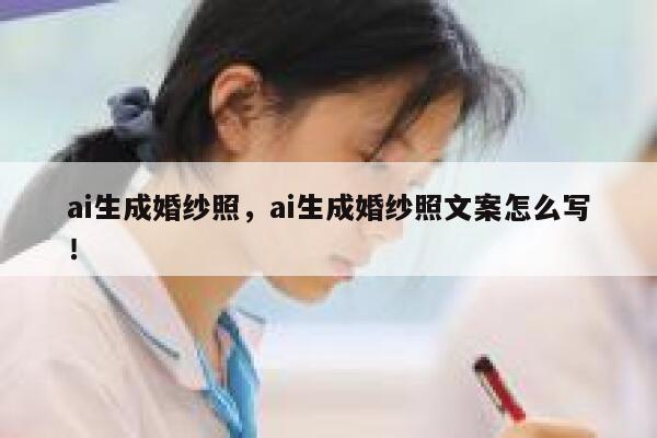 ai生成婚纱照，ai生成婚纱照文案怎么写！ 第1张