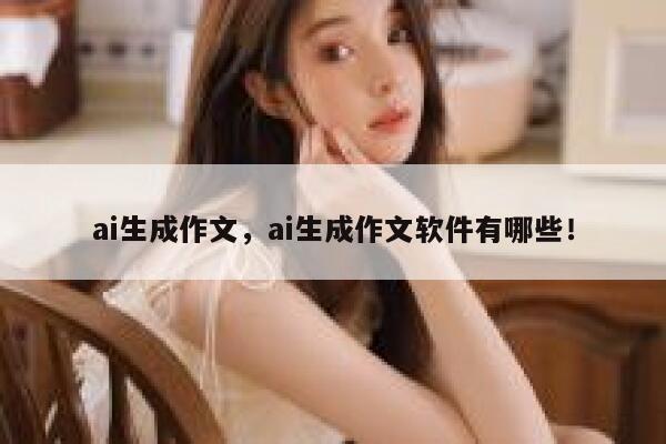 ai生成作文，ai生成作文软件有哪些！ 第1张