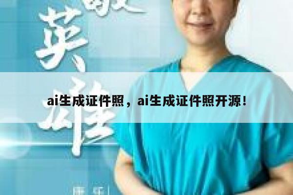 ai生成证件照，ai生成证件照开源！ 第1张