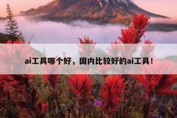 ai工具哪个好，国内比较好的ai工具！ 第1张