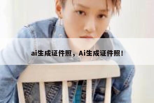 ai生成证件照，Ai生成证件照！ 第1张